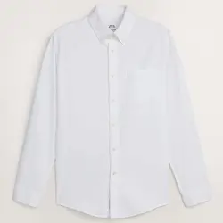 خرید پیراهن آکسفورد مردانه زارا کد 87928 | فروشگاه اینترنتی بانی استایل