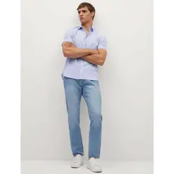 خرید پیراهن آستین کوتاه مردانه منگو کد 88417 | فروشگاه اینترنتی بانی استایل