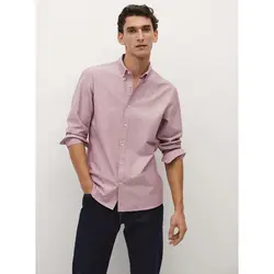 خرید پیراهن آکسفورد مردانه منگو کد 88318 | فروشگاه اینترنتی بانی استایل