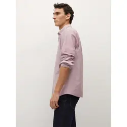 خرید پیراهن آکسفورد مردانه منگو کد 88318 | فروشگاه اینترنتی بانی استایل