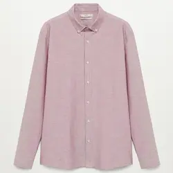 خرید پیراهن آکسفورد مردانه منگو کد 88318 | فروشگاه اینترنتی بانی استایل