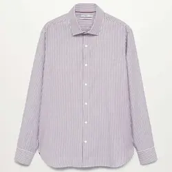 خرید پیراهن راه راه مردانه منگو کد 88333 | فروشگاه اینترنتی بانی استایل