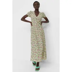 خرید پیراهن گلدار زنانه استرادیواریوس کد 89004 | فروشگاه اینترنتی بانی استایل