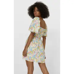 خرید پیراهن کوتاه زنانه استرادیواریوس کد 88890 | فروشگاه اینترنتی بانی استایل