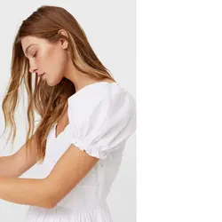 خرید پیراهن میدی زنانه استرادیواریوس کد 88913 | فروشگاه اینترنتی بانی استایل