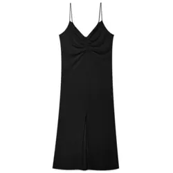 خرید پیراهن بلند یقه هفت زنانه استرادیواریوس کد 88879 | بانی استایل