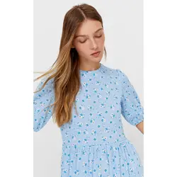 خرید پیراهن میدی زنانه استرادیواریوس کد 88901 | فروشگاه اینترنتی بانی استایل