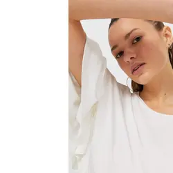 خرید پیراهن کوتاه زنانه استرادیواریوس کد 88845 | فروشگاه اینترنتی بانی استایل