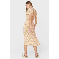 خرید پیراهن میدی زنانه استرادیواریوس کد 89224 | فروشگاه اینترنتی بانی استایل