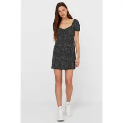 خرید پیراهن یقه هفت زنانه استرادیواریوس کد 89123 | بانی استایل