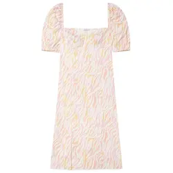 خرید پیراهن میدی زنانه استرادیواریوس کد 89045 | فروشگاه اینترنتی بانی استایل