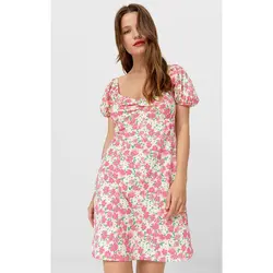 خرید پیراهن کوتاه زنانه استرادیواریوس کد 89180 | فروشگاه اینترنتی بانی استایل