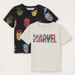 خرید تی شرت پسرانه بسته 2 عددی اچ اند ام کد 87062 | بانی استایل