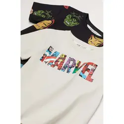 خرید تی شرت پسرانه بسته 2 عددی اچ اند ام کد 87062 | بانی استایل