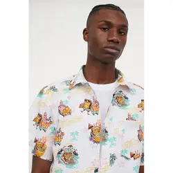 خرید پیراهن آستین کوتاه مردانه اچ اند ام کد 86852 | فروشگاه اینترنتی بانی استایل