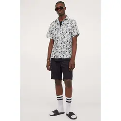 خرید پیراهن آستین کوتاه مردانه اچ اند ام کد 86870 | فروشگاه اینترنتی بانی استایل