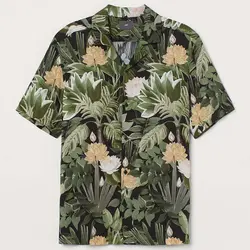 خرید پیراهن آستین کوتاه مردانه اچ اند ام کد 86800 | فروشگاه اینترنتی بانی استایل