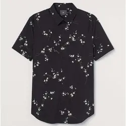 خرید پیراهن آستین کوتاه مردانه اچ اند ام کد 86781 | فروشگاه اینترنتی بانی استایل