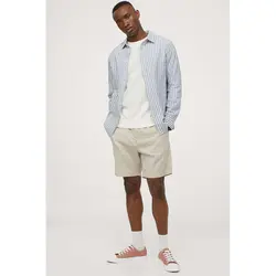 خرید پیراهن راه راه مردانه اچ اند ام کد 86580 | فروشگاه اینترنتی بانی استایل