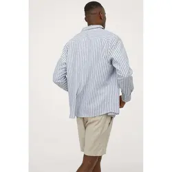 خرید پیراهن راه راه مردانه اچ اند ام کد 86580 | فروشگاه اینترنتی بانی استایل