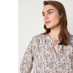 خرید بلوز ویسکوز زنانه ال سی وایکیکی کد 86078 | فروشگاه اینترنتی بانی استایل