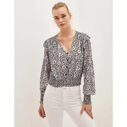 خرید بلوز یقه هفت زنانه ال سی وایکیکی کد 85950 | فروشگاه اینترنتی بانی استایل