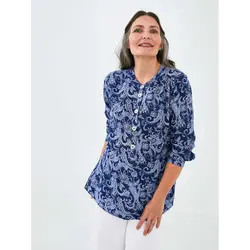 خرید بلوز طرح دار زنانه ال سی وایکیکی کد 85937 | فروشگاه اینترنتی بانی استایل