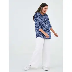 خرید بلوز طرح دار زنانه ال سی وایکیکی کد 85937 | فروشگاه اینترنتی بانی استایل