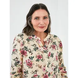 خرید بلوز گلدار زنانه ال سی وایکیکی کد 86018 | فروشگاه اینترنتی بانی استایل