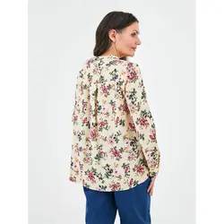 خرید بلوز گلدار زنانه ال سی وایکیکی کد 86018 | فروشگاه اینترنتی بانی استایل