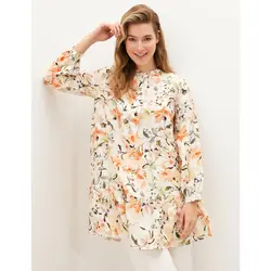 خرید تونیک گلدار زنانه ال سی وایکیکی کد 86477 | فروشگاه اینترنتی بانی استایل