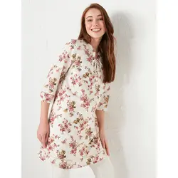 خرید تونیک گلدار زنانه ال سی وایکیکی کد 86449 | فروشگاه اینترنتی بانی استایل