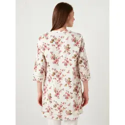 خرید تونیک گلدار زنانه ال سی وایکیکی کد 86449 | فروشگاه اینترنتی بانی استایل