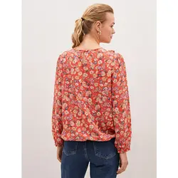 خرید بلوز گلدار زنانه ال سی وایکیکی کد 86285 | فروشگاه اینترنتی بانی استایل