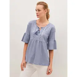 خرید بلوز زنانه ال سی وایکیکی کد 86256 | فروشگاه اینترنتی بانی استایل