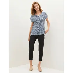 خرید بلوز یقه هفت زنانه ال سی وایکیکی کد 86217 | فروشگاه اینترنتی بانی استایل