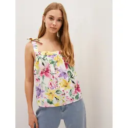 خرید بلوز گلدار زنانه ال سی وایکیکی کد 86269 | فروشگاه اینترنتی بانی استایل