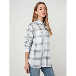 خرید شومیز آستین بلند زنانه ال سی وایکیکی کد 83197 | بانی استایل