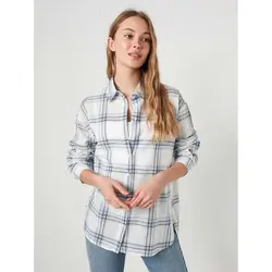 خرید شومیز آستین بلند زنانه ال سی وایکیکی کد 83197 | بانی استایل