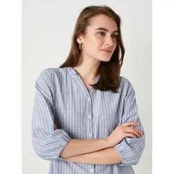 خرید شومیز آستین سه ربع زنانه ال سی وایکیکی کد 83121 | بانی استایل