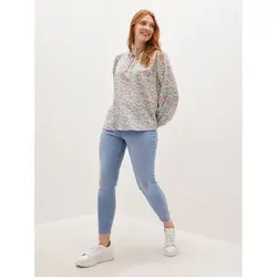 خرید بلوز ویسکوز زنانه ال سی وایکیکی کد 85911 | فروشگاه اینترنتی بانی استایل