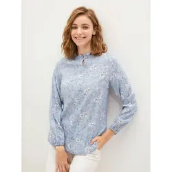 خرید بلوز گلدار زنانه ال سی وایکیکی کد 85883 | فروشگاه اینترنتی بانی استایل