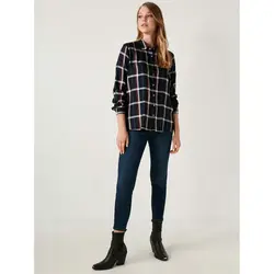 قیمت و خرید شومیز چهارخانه زنانه ال سی وایکیکی کد 82879 | بانی استایل