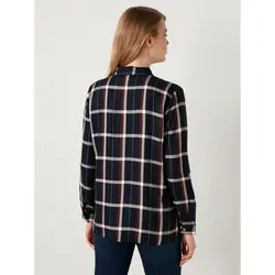 قیمت و خرید شومیز چهارخانه زنانه ال سی وایکیکی کد 82879 | بانی استایل