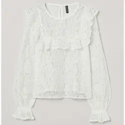 خرید بلوز توری زنانه اچ اند ام کد 82410 | فروشگاه اینترنتی بانی استایل