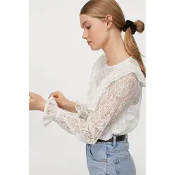 خرید بلوز توری زنانه اچ اند ام کد 82410 | فروشگاه اینترنتی بانی استایل