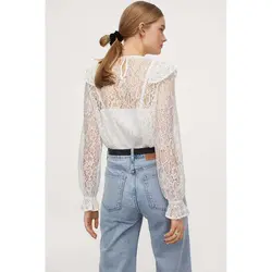 خرید بلوز توری زنانه اچ اند ام کد 82410 | فروشگاه اینترنتی بانی استایل