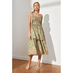 خرید پیراهن میدی زنانه ترندیول میلا کد 80197 | فروشگاه اینترنتی بانی استایل