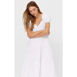 خرید پیراهن میدی زنانه استرادیواریوس کد 81769 | فروشگاه اینترنتی بانی استایل