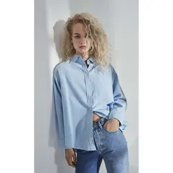 خرید شومیز زنانه استرادیواریوس کد 75996 | فروشگاه اینترنتی بانی استایل